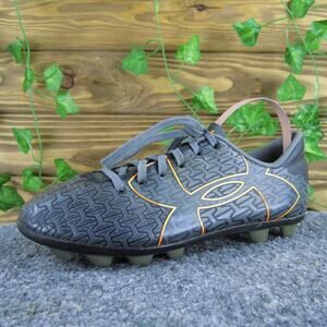 Under Armour Sneaker Soccer Force Boys Y‎ 1.5 Medium Athletic Gray Synthetic